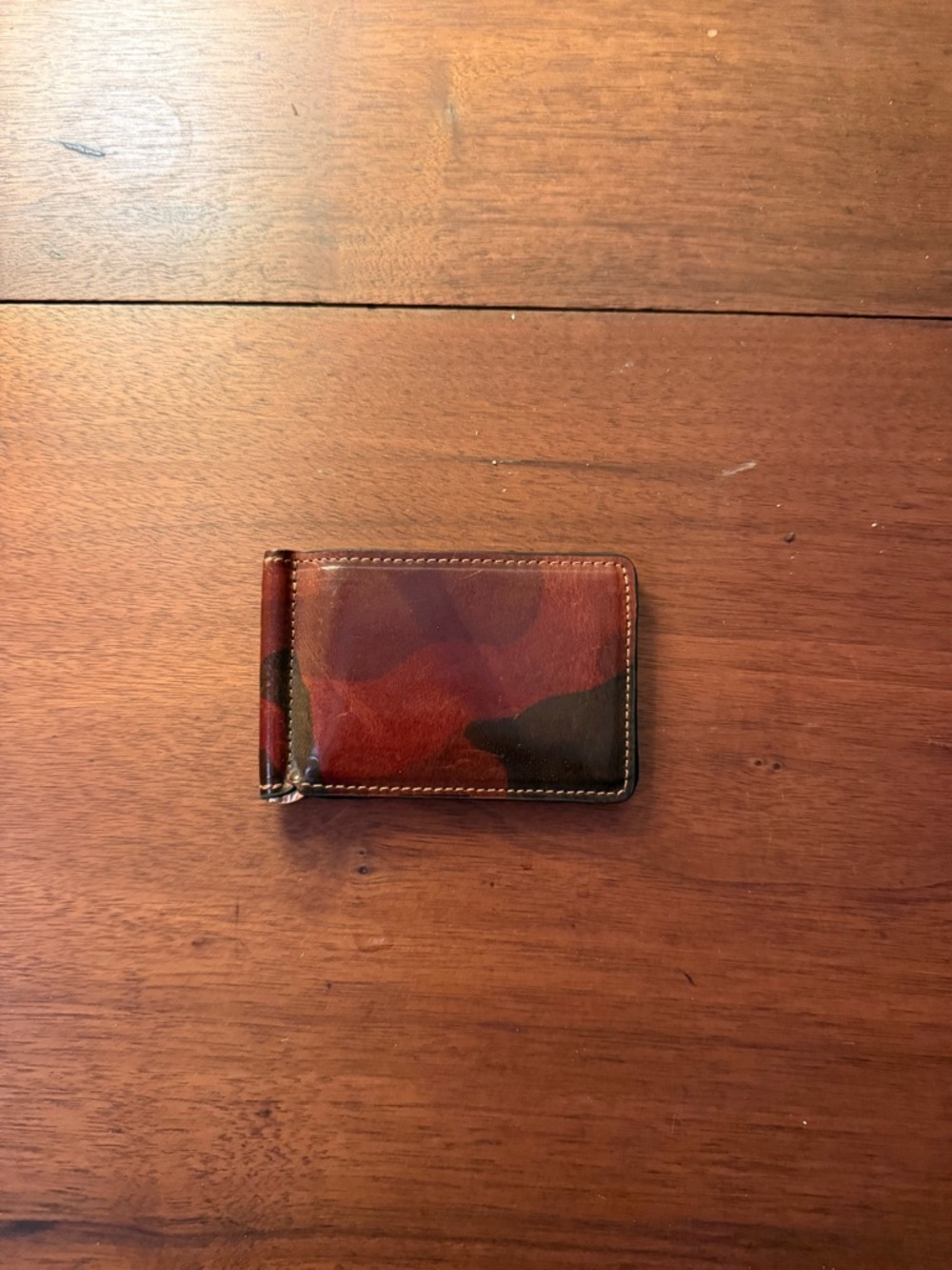 Martin Dingman Leather Money Clip Wallet